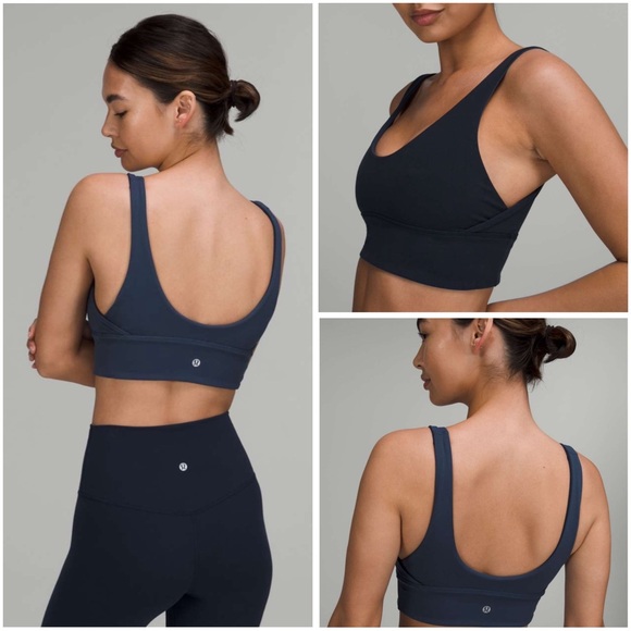 lululemon athletica Other - Lululemon Align Reversible Bra *Light Support* in Mineral Blue/True Navy